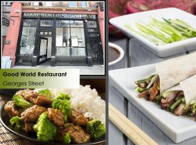 3 Course Meal for 2, just €25 at Good World Chinese Restaurant, Dublin 2