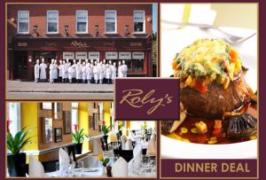 It's back Summer Sizzlers from Roly's Bistro set dinner for 2 only €43.95. Starter, Main Course and desserts from Monday 21st to Tuesday 29th July.