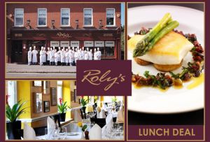 Enjoy the finest 3 Course Lunch for 2 People + Tea & Coffee from the set menu at Roly's Bistro Ballsbridge only €34.95! Multiple vouchers accepted per booking, offer open from Mon to Sat until the end of August (Limited offer only so book now)