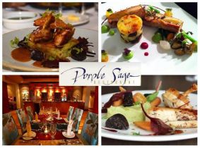 Enjoy a Sumptuous 3 Course Meal for Two with a Bottle of Wine for Only €55 in the Critically-Acclaimed Purple Sage Restaurant, Talbot Hotel Stillorgan