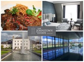 Experience an Overnight Stay for Two with Breakfast and 4 Course Dinner in Fire & Salt Restaurant for Only €150 in The Johnstown Estate Hotel & Spa!
