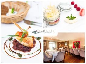 Back by popular demand! Savour a Mouth Watering 4 Course Meal for Two for Only €49.95 in Beckett's, Leixlip!!
